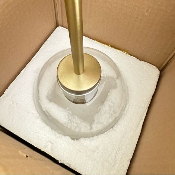 West Elm Antique Brass Pendant With Bell Pendant - Picture 9 of 9